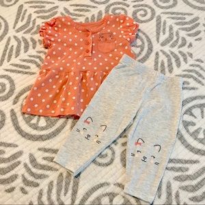 Baby Girl Cat Outfit